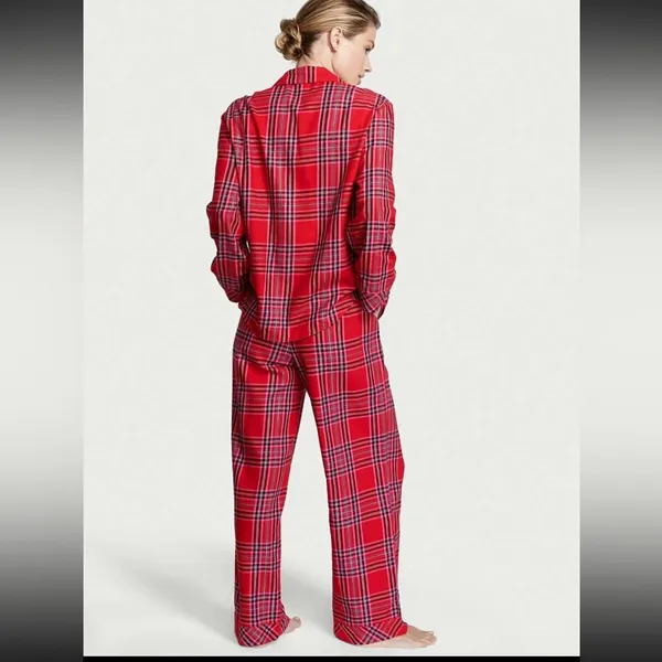 NWOT Victoria’s Secret Flannel Long Pajama Set - Image 2