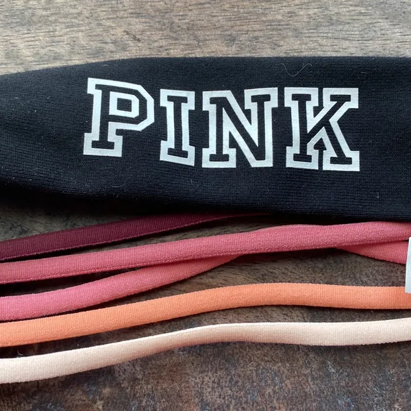 Victoria’s Secret PINK athletic head band stretch multi strand comfort colors - Image 5
