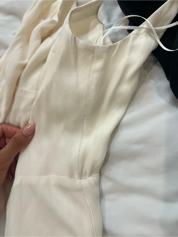 Reformation Lecce Wedding Dress in Ivory NWT imperfection - Image 2