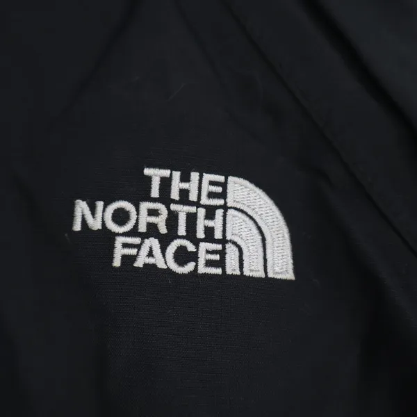The North Face Jacket Womens Large Black Hooded Windbreaker Outdoor Full Zip - Image 6