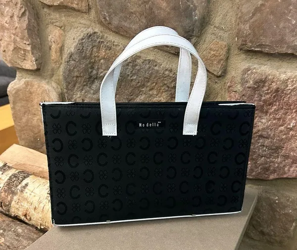 Modella Black Tote Bag - Image 2