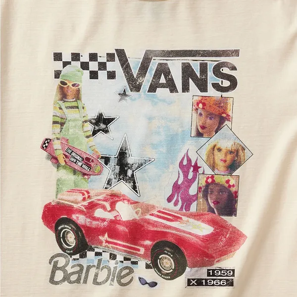 VANS x Barbie Retro Limited Edition Oversized Tee NWT Medium-Limited Edition - Image 5