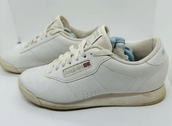Reebok Women’s White Classic Lace Up Athletic Tennis Shoes Size 6.5 - Image 3