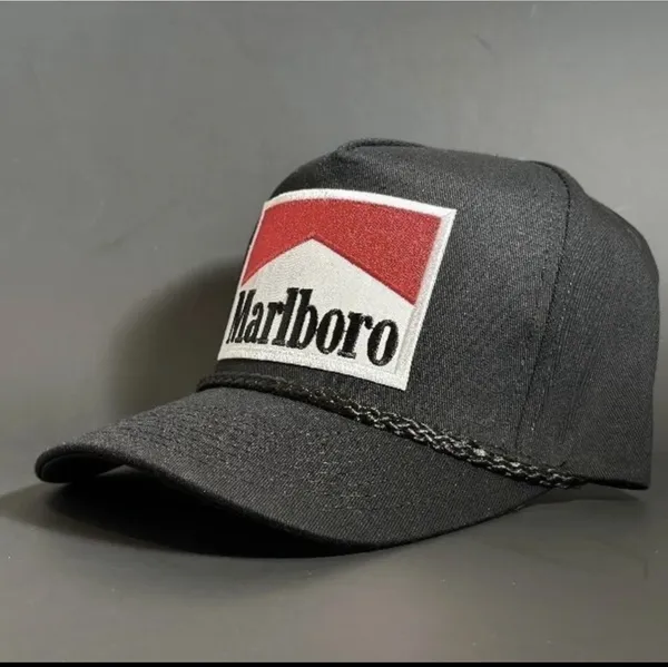Black Marlboro Hat - Image 3