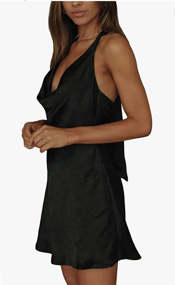 Slip Dress Black Size L - Image 3