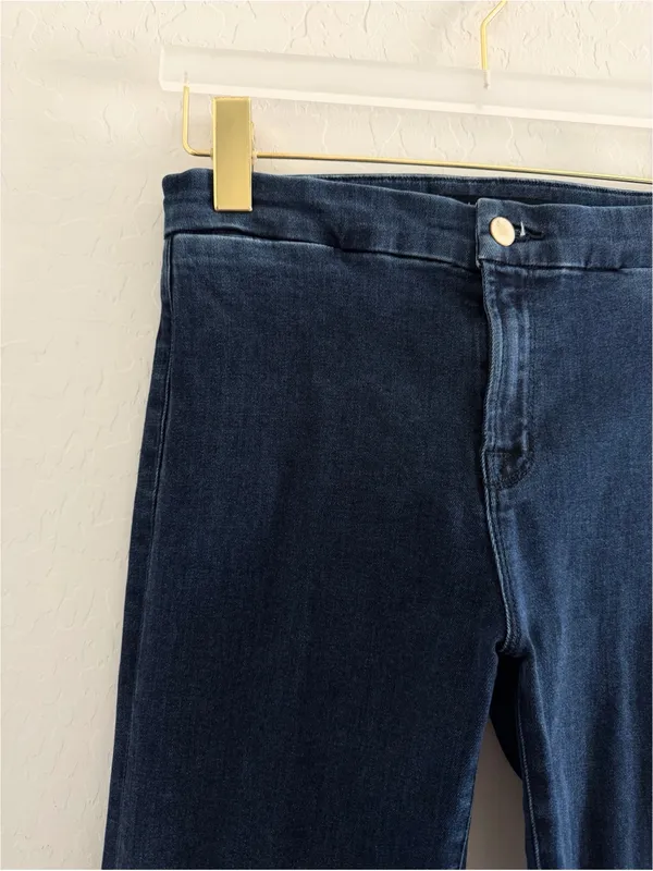 J Brand Dark Wash Tailored High Rise Flare Jeans in Allegiance Wash Size 26 - Image 7