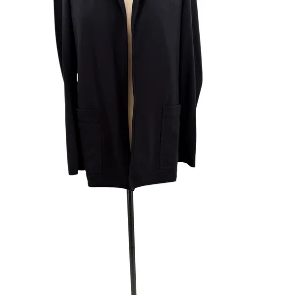Athleta Eastbound Blazer Black Open Front Stretch Knit Jacket Size‎ 4 - Image 6