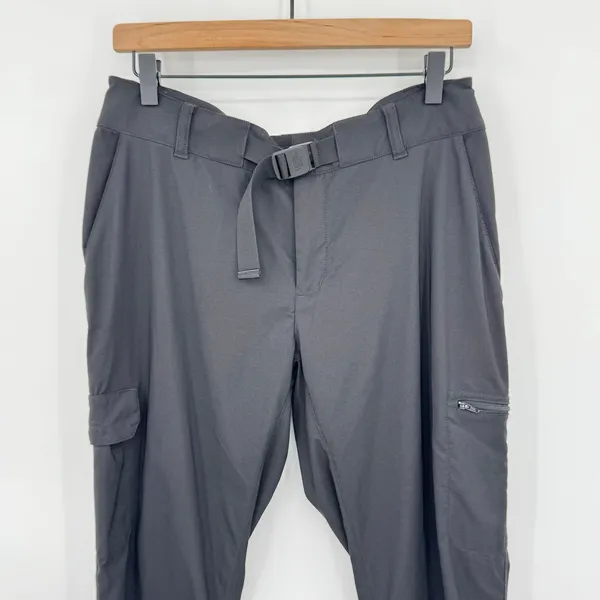 The North Face nylon pants women's 6 cargo zip pockets belted adjustable hiking - Image 2