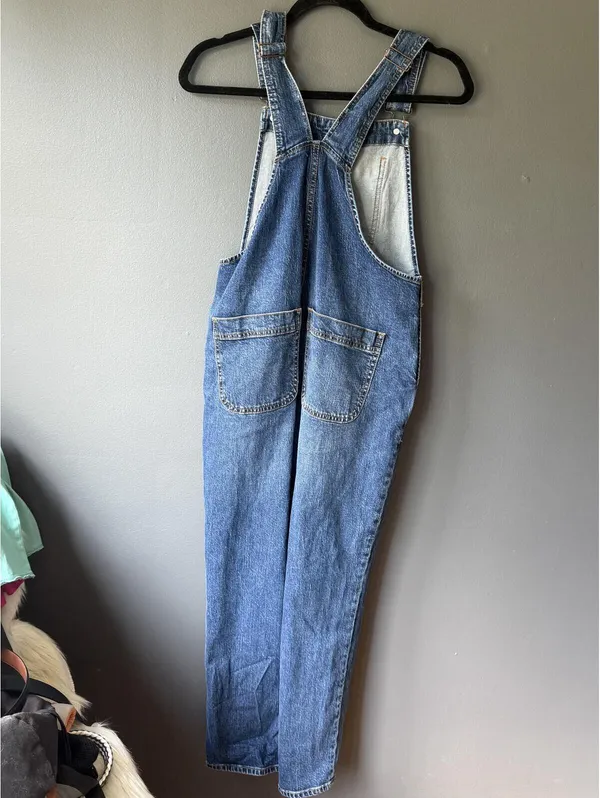 J.Crew Blue Denim Overalls Size XS - Image 2