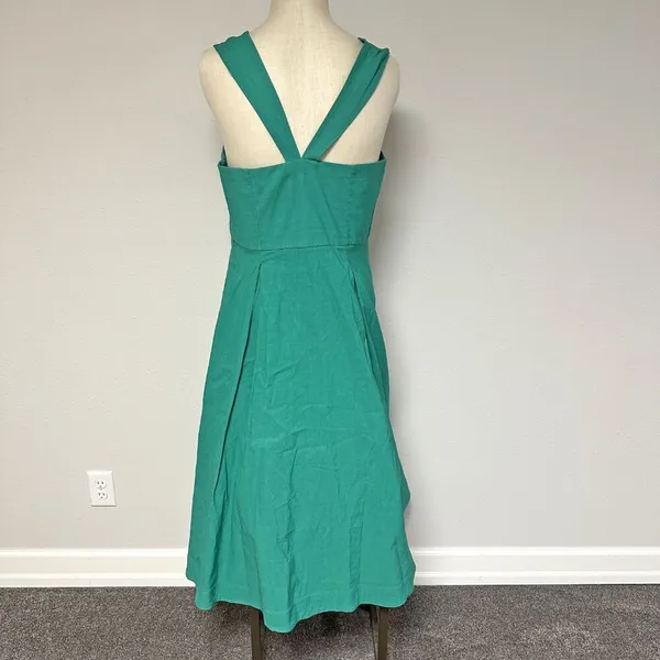 Anthro l Maeve Square-Neck Buttondown Dress - Image 6