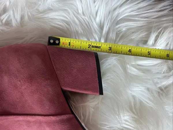 Botkier Skyler slouch boot made in Brazil leather pink/red color size 7 1/2 - Image 7