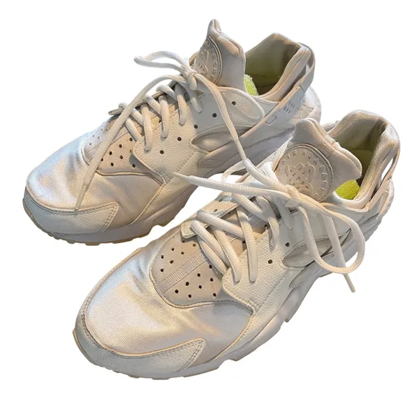 Nike Air Huarache Women 11 White Sail 634835-108 Athleisure Low Top Sneakers - Image 4