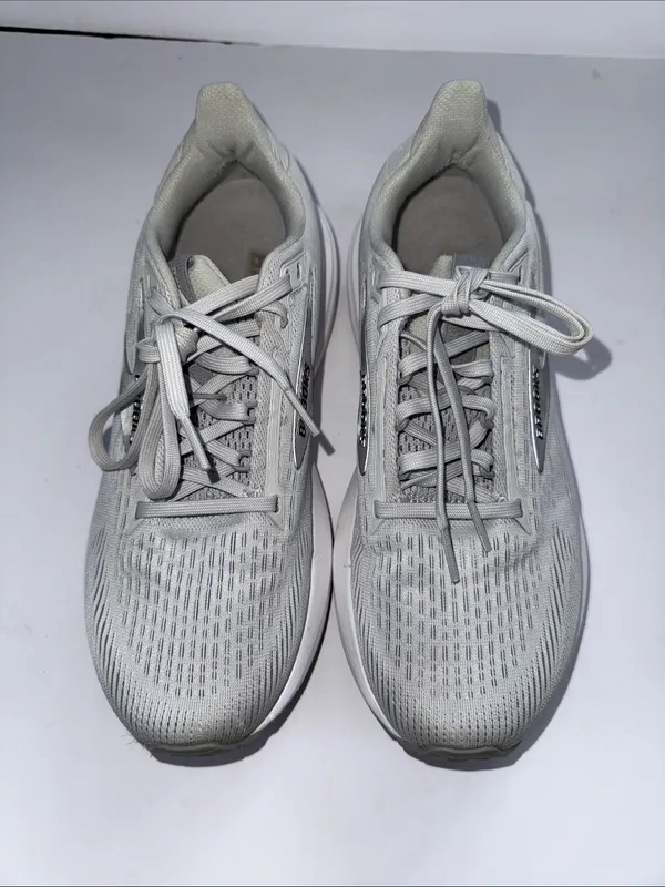 Brooks ghost women’s Light Gray Athletic Running Shoes - Image 4