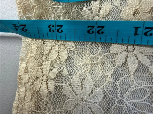 Sheer Floral Lace Long Sleeve Top - Image 6