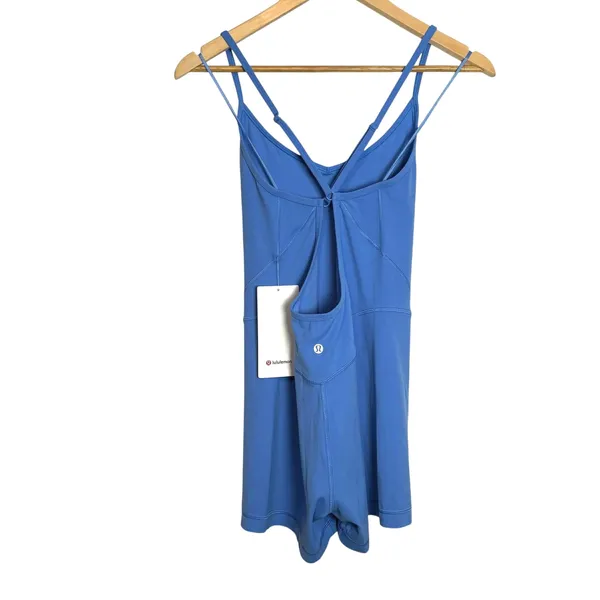 Lululemon Align Cross-Back Bodysuit 4" Pool Party - Image 4