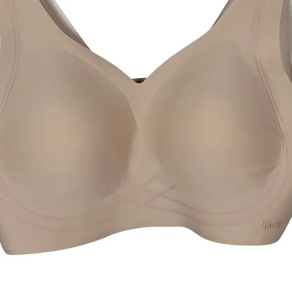 Falorda Seamless Wireless Solid T-Shirt Bra Nude Comfort Lightweight Size M - Image 3