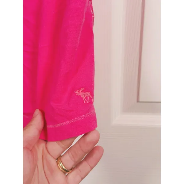 Vintage Y2K Abercrombie & Fitch Chain Cowl Neck Tank Top Size XS Pink Lace Bratz - Image 7