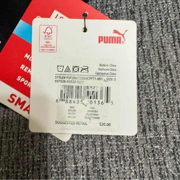 Puma Women’s Black Sports Bra - Image 8