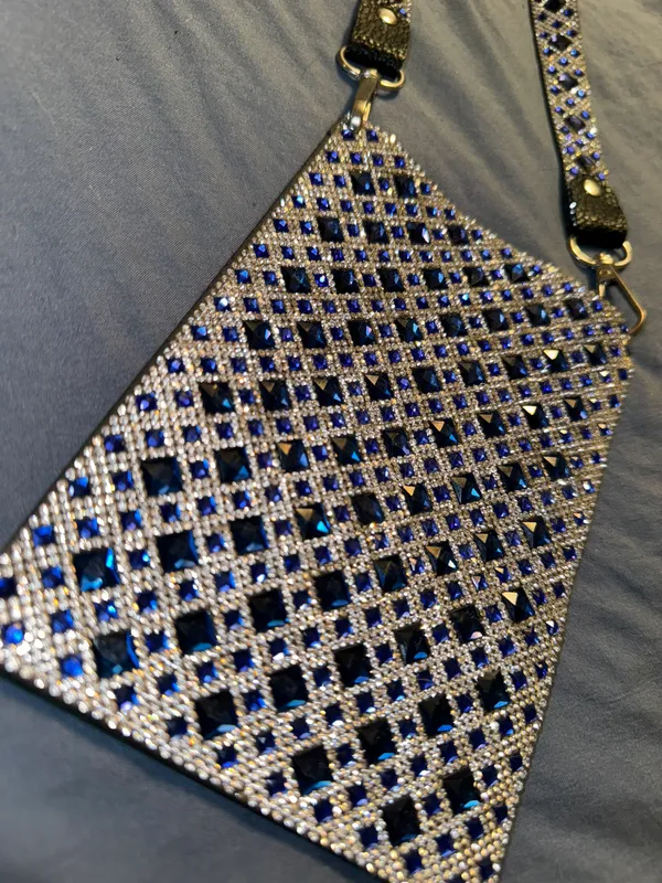 Crossbody Phone Purse Blue - Image 5