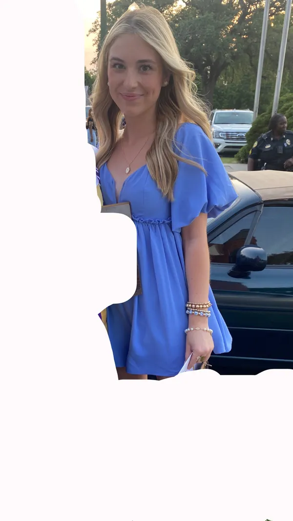 Boutique Blue Romper - Image 3
