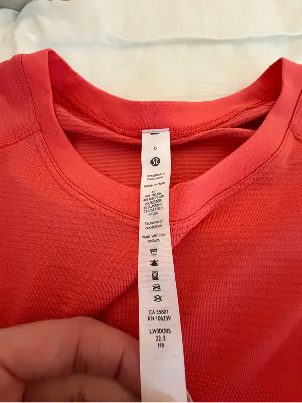 Lululemon Swiftly Tech Long Sleeve 2.0 *Race Top in Pale Raspberry - Image 5