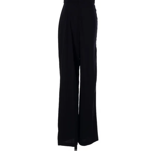 Bardot Black Bellini One Shoulder Tie Waist Wide Leg Jumpsuit Size 4 - Image 7
