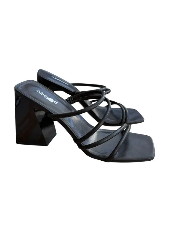ABOUND Black Block Heels Sandals Size US 9.5 - Image 4
