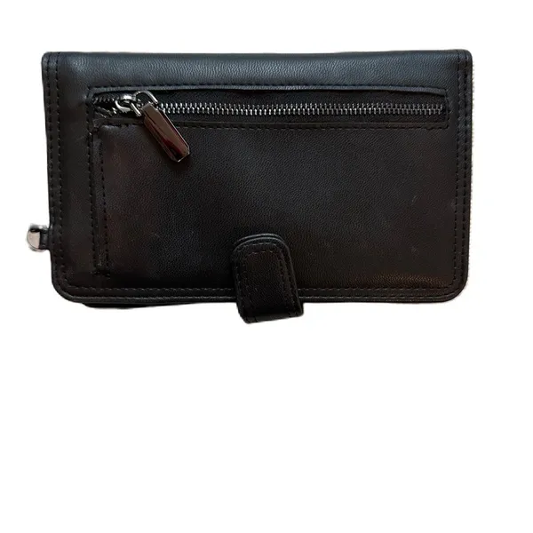 Women’s Black Crossbody Cell Phone Clutch‎ Wristlet - Image 4