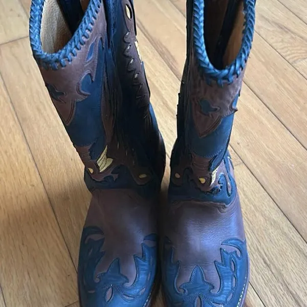 Sancho Spanish Western Cowgirl Genuine Leather Boots - Image 2