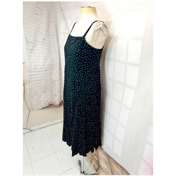 GAP black and white polka dot midi sundress size medium - Image 3