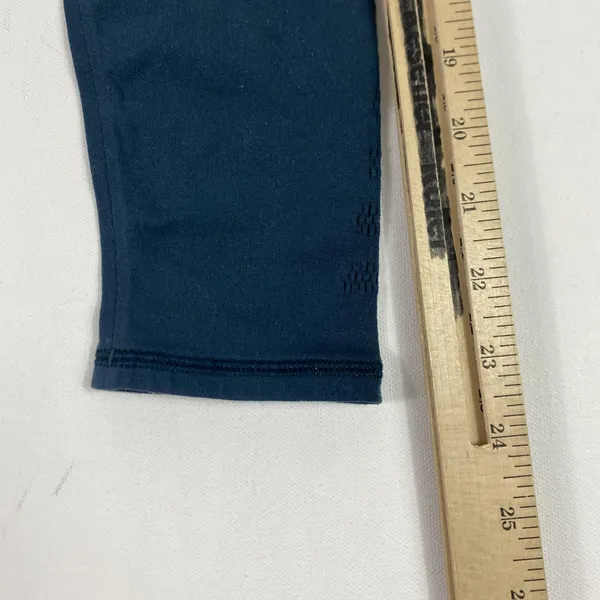 Lululemon Reveal Leggings Womens 4 Blue High Rise Seamless‎ Yoga Pants LW6ABZS - Image 6