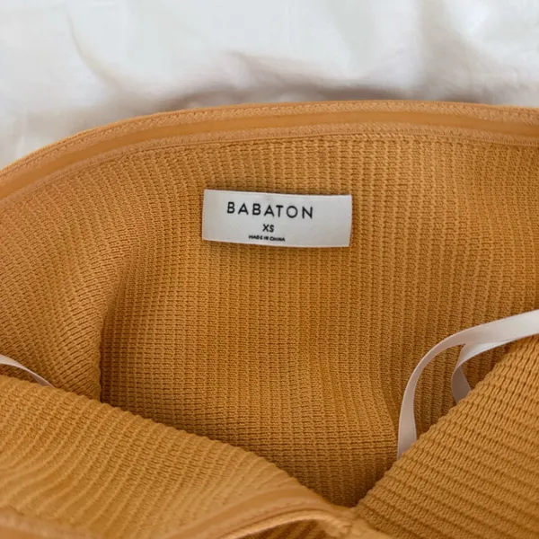 Aritzia Orange ribbed tube top - Image 2