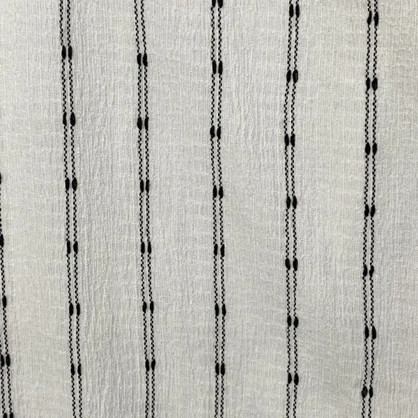 Madewell Shirt Womens 4X White Black Tie‎ Neck Short Sleeve Tunic Top NE476 - Image 4