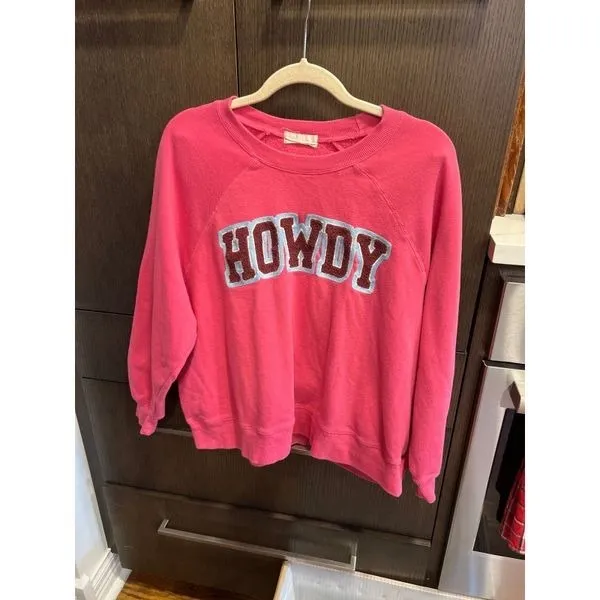 altard state pink howdy sweatshirt‎ small - Image 2