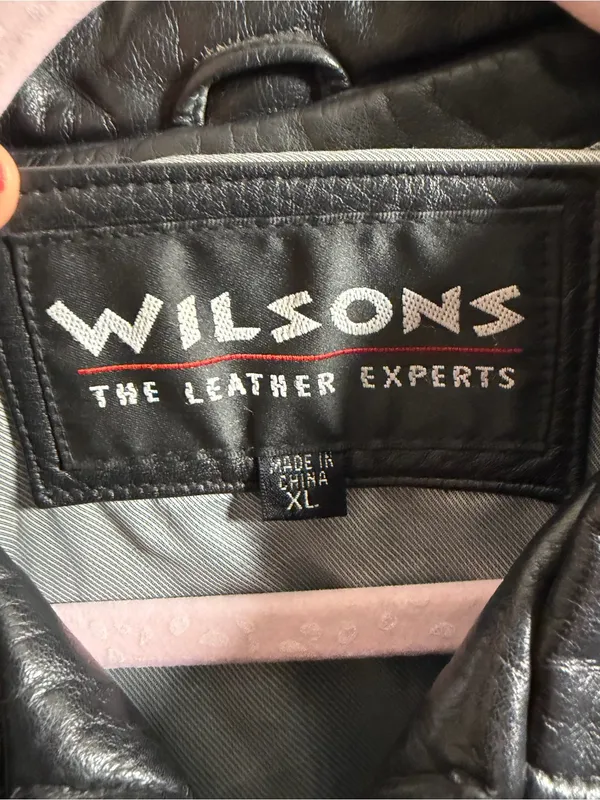 Wilsons Leather Women’s Black Leather Zip Jacket XL - Image 6