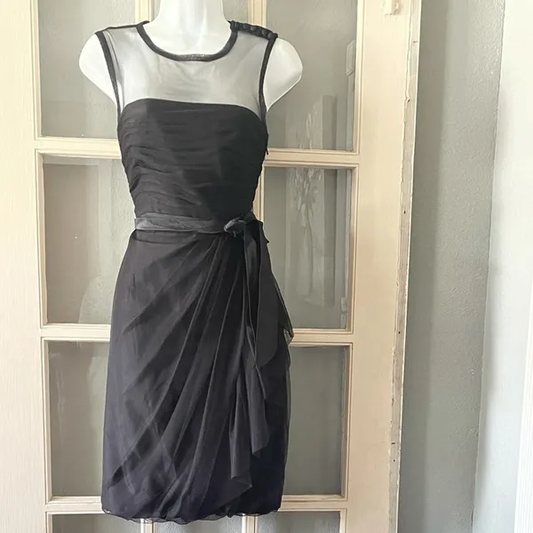 WHITE By Vera Wang‎ Dress Black Size 4 - Image 3