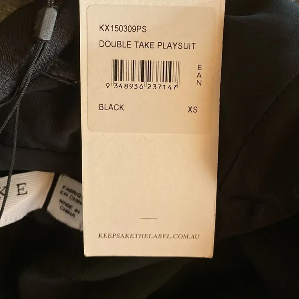 Keepsake Double Take Playsuit NWT‎ Black Size XS - Image 8