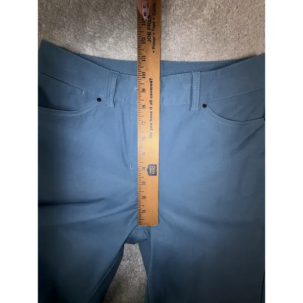 Lululemon Women's City Sleek 5-Pocket Wide-Leg Utility Blue Size 27 Full Length - Image 11