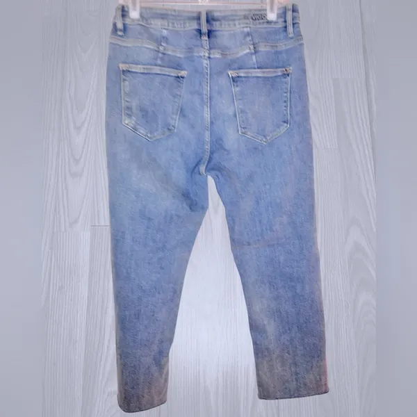 VIGOSS Women’s Straight Leg Light Wash Jeans - Image 3