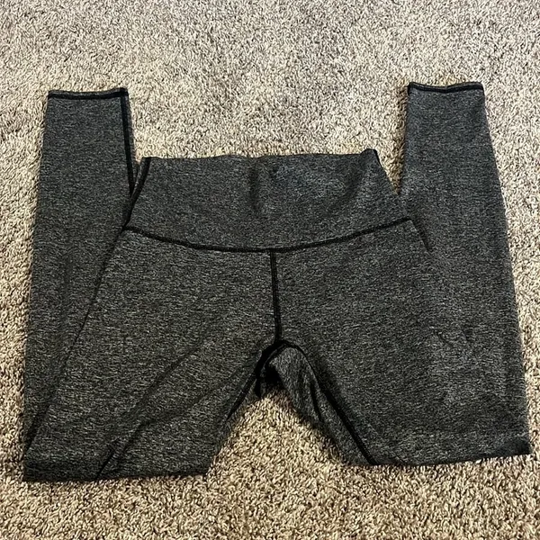 Aerie Chill. Play. Move. Seamless Heather Gray Leggings‎ - Image 5