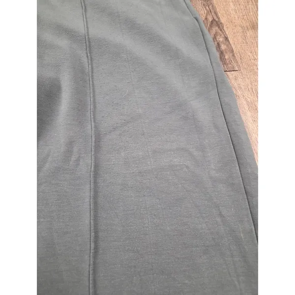 Kinesis Front Seam Cropped Coordinating Wide Leg Pants Green Size Medium - Image 2