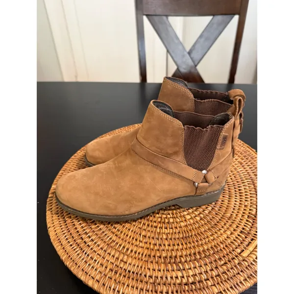 Teva De La Vina Dos Chelsea Boots Brown Leather Waterproof Ankle 1017146 Mens 9 - Image 2
