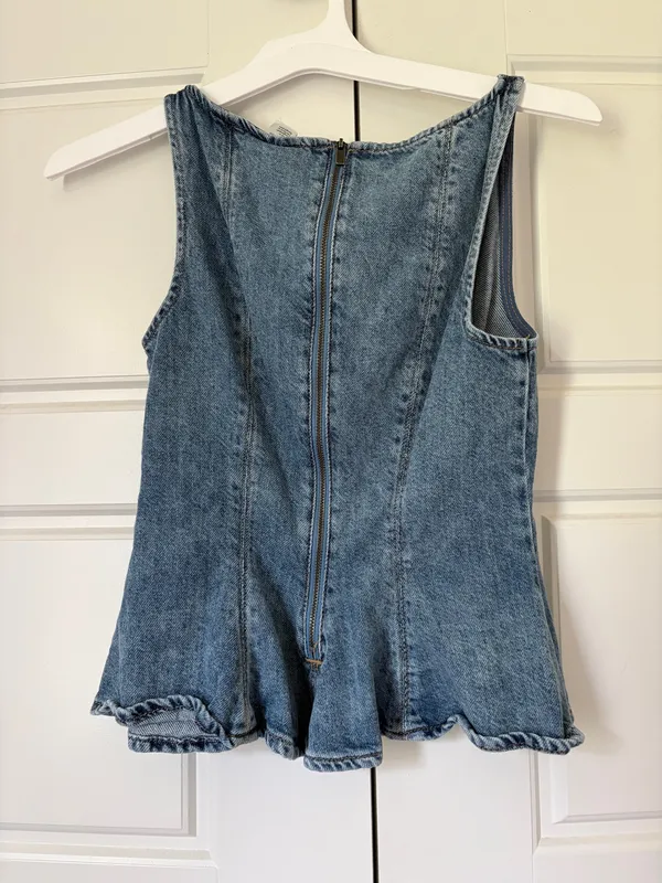 H&M denim top  - Image 2