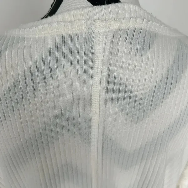 Wild Fable White Cream Long Sleeve Ribbed‎ Sweater Sz XS - Image 6
