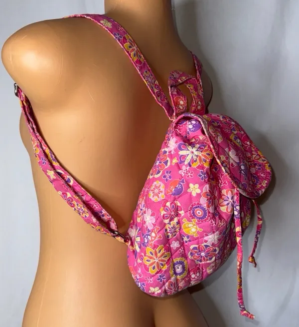 Pink emo grunge mini backpack - Image 3