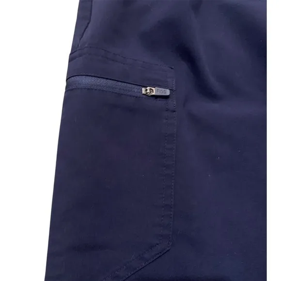FIGS Zamora Jogger‎ Scrub Pants Women's Size L Navy Blue W18SW2005 - Image 7
