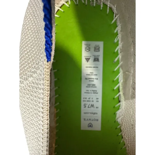 Rothy's The City Slip On Sneakers Womens Size 7.5 Ivory Comfort Flat Gum #S65-1‎ - Image 14