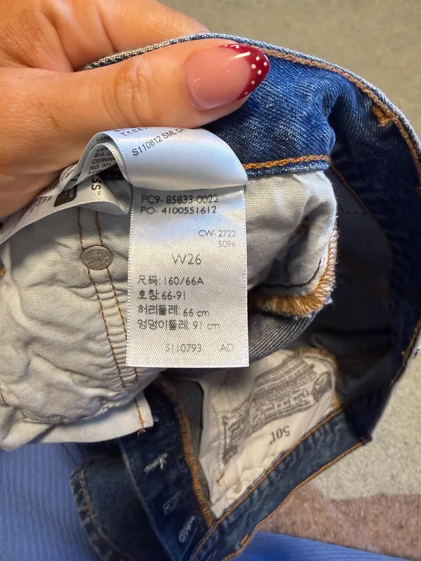 Levi’s 501 Shorts Denim - Image 3