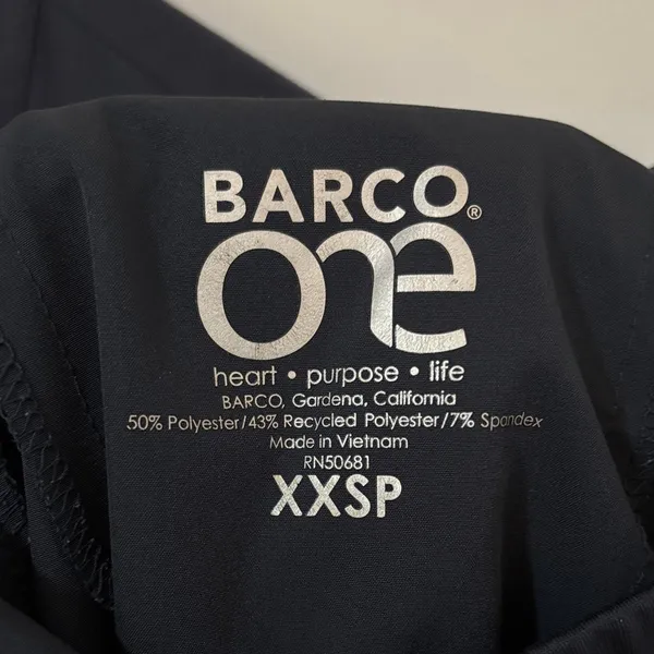 Barco Uniforms Gray Scrub Set Size XS - Image 3