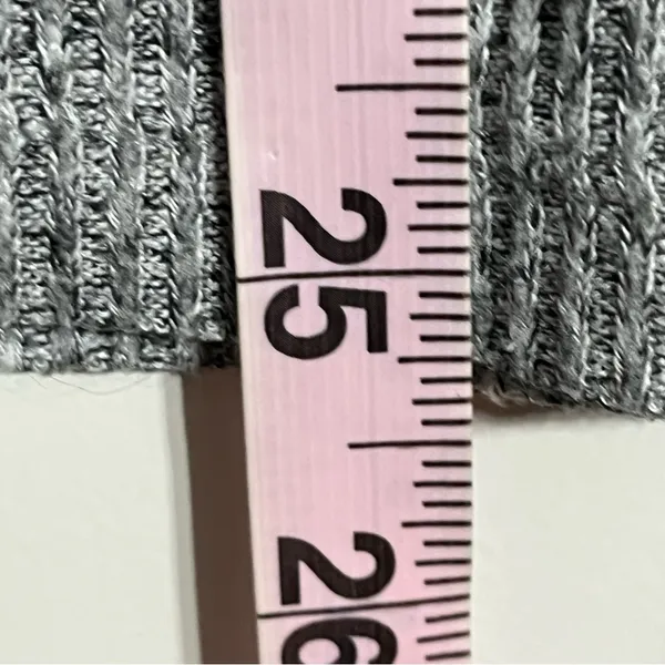 Aerie Womens Large Gray Ribbed‎ Turtleneck Sweater Oversized Pullover Top - Image 9